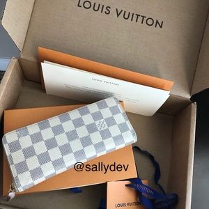 Authentic Louis Vuitton Damier Azur wallet